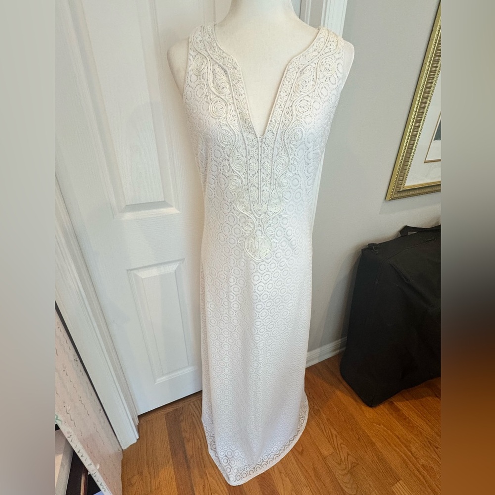 Lilly Pulitzer Long White Dress